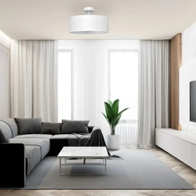 Luster na tyči ALBA 3xE27/15W/230V biela