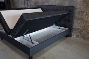 Tropico TROPICO BOX CLASSIC - čalúnená posteľ 200 x 200 cm, celočalouněná + MDF doska