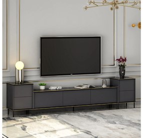 TV stolík/skrinka Mamene 3 (antracit) . Vlastná spoľahlivá doprava až k Vám domov. 1095704