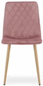 Set 2 kresiel TURIN - ružový zamat