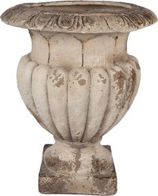 Béžový antik kvetináč v barokovom štýle Baroque - Ø 30*35 cm