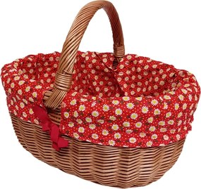 HRADIL Košík na huby s látkou Honzík III.