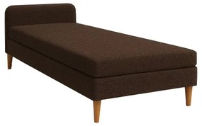 Čalúnená válenda BRISBANE 110x200 cm hnedá