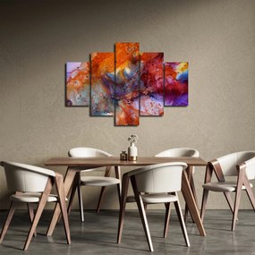 Obraz - Abstraktné atramentové umenie (150x105 cm)