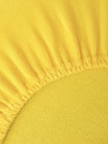 Froté plachta 90 × 200 cm - žltá