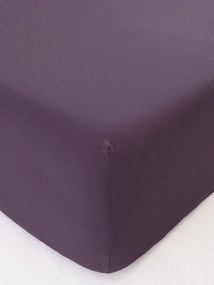 Jersey plachta s elastanom Deluxe 160 × 200 cm – ametystová