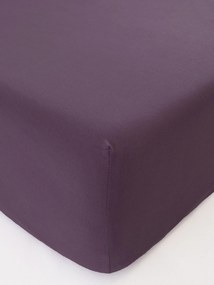 Jersey plachta s elastanom Deluxe 140 × 200 cm – ametystová