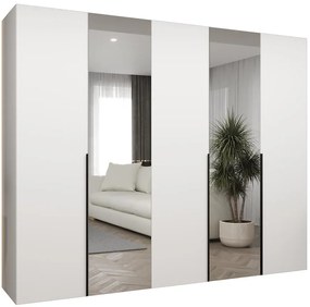 Skriňa Alicante II 250 biela/čierna