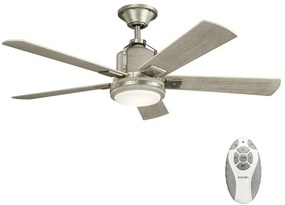 Elstead Kichler KLF-COLERNE-52-BN-LED Stmievateľný stropný ventilátor COLERNE 10W/230V+DO ED0434