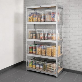 Keeeper Úložný box pre domácnosť aj dielňu, BRUNO XL, 28L, 43 x 35 x 24 cm, transparentný