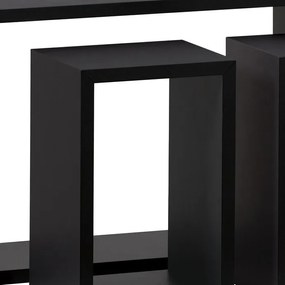 BONTEC Polička, mdf, čierna, P-009 BK Farba: Biela