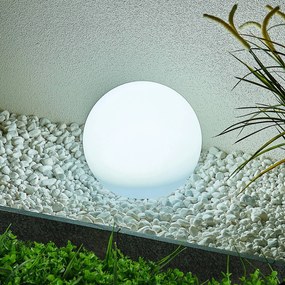Lindby Yohan RGB solárna LED lampa, 25 cm