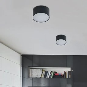LED stropné svietidlo Monza R 12 3000K čierne