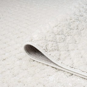 Dekorstudio Moderný okrúhly koberec FOCUS 627 krémový Priemer koberca: 200cm
