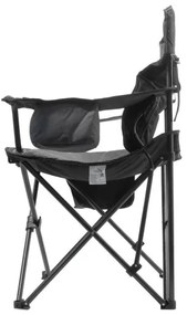 Skladacia kempingová stolička šedá