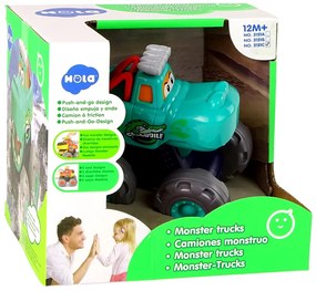 Lean Toys Autíčko Monster Truck - Krokodíl tyrkysový