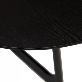 OOID OVÁLNY JEDÁLENSKÝ STÔL black