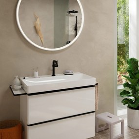 Hansgrohe Tecturis S, páková umývadlová batéria 150 Fine CoolStart EcoSmart+ bez odtokovej súpravy, matná čierna, HAN-73341670