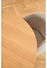 Okrúhly jedálenský stôl s doskou v dubovom dekore ø 120 cm Soli – Actona