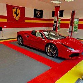 Gerflor Vinylový modulový štvorec R-Tile 1018 Yellow - 50,3x50,3 cm