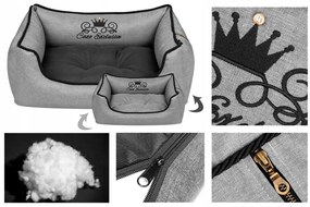 Pelech pre psa Royal Line Grey M/L/XL