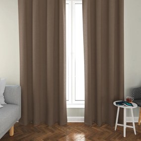 2x Svetlohnedý záves OXFORD 140x250 cm