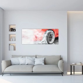 Obraz - Závodné auto (120x50 cm)