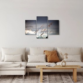 Obraz - Lúčne kvety pri jazere (90x60 cm)