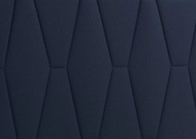 Posteľ Moosa 180x200 cm, námornícka modrá látka