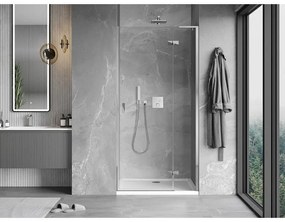 Mexen Mist-H L, 1-krídlové sprchové dvere pravé 100 cm, číre sklo, chrómový profil, 8A5L-100-000-01-00-P