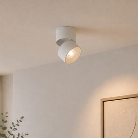 Moderné prisadené bodové svietidlo biele GU10 50mm naklápacie - Echo