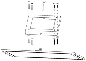 Eglo 99416 - LED RGBW Stmievateľné stropné svietidlo SALOBRENA-C LED/20W/230V + DO