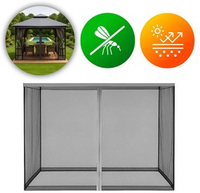 Moskytiéra do záhradného pavilónu 3x3 m s oknami a zipsami, MultiGarden