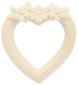 A Little Lovely Company Hryzátko: Srdiečko krémová