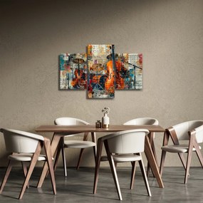Obraz - Hudobné nástroje (90x60 cm)