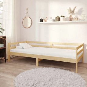 Denná posteľ s matracom 90x200 cm borovicový masív