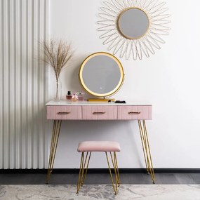PROXIMA.store - Toaletný stolík SANDY FARBA: ružová