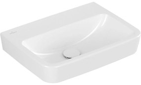 VILLEROY &amp; BOCH O.novo závesné umývadielko bez otvoru, bez prepadu, 500 x 370 mm, biela alpská, s povrchom AntiBac a CeramicPlus, 434453T2