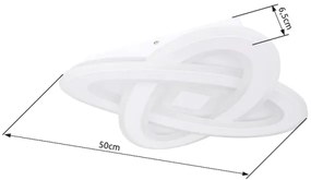 Globo 48287-36 - LED stmievateľné stropné svietidlo LARIO LED/36W/230V pr. 50 cm