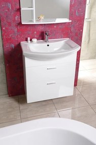 Aqualine Aqualine, ZOJA umývadlová skrinka zásuvková 61,5x74x32 cm, biela, 51061A