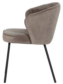 Béžové čalúnené jedálenské kreslá v súprave 2 ks Admit – WOOOD