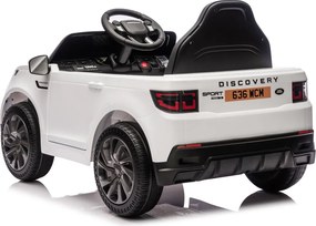 LEAN CARS Land Rover Discovery DLS-K06 Batéria Vozidlo biela