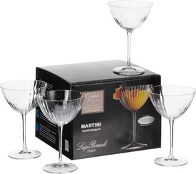 Poháre na martini Ottico 4ks 220 ml