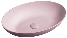 Sapho - Umývadlo na dosku FORMIGO 60x40 cm betón/ružová