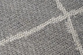 Koberec ARRUBA 4912 sivý kruh