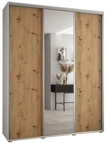 Skriňa 45 Canaris 3 190 biela/artisan/silver