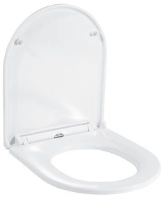 Cerano Seggio, WC sedátko so spomaľovacím mechanizmom 430x360x42 mm, slim/UF, biela matná, CER-CER-414791