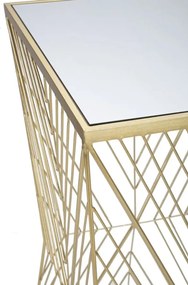 Odkladací stolík Lines 50 cm zlatý