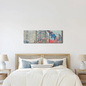 Obraz - Childe Hassam, Allies day, reprodukcia (s hodinami) (90x30 cm)