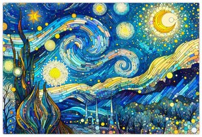 Obraz – Mozaika hviezdnej noci (90x60 cm)